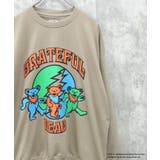 8-6ベージュ/B | GRATEFULDEAD オーバーサイズトレーナー メンズ | NEXT WALL