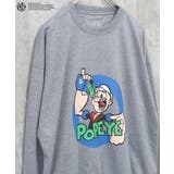 8-6杢グレー/B | POPEYE トレーナー メンズ | NEXT WALL