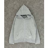 6-2杢グレー | 裏起毛ZIPオーバーパーカー キッズ 子供服 | NEXT WALL