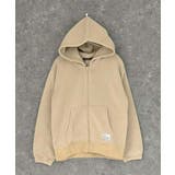 6-3ベージュ | 裏起毛ZIPオーバーパーカー キッズ 子供服 | NEXT WALL