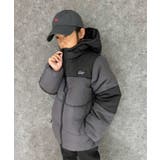 4-3チャコール | バイカラーフェイクダウンジャケット キッズ 子供服 | NEXT WALL