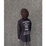 9-6ブラック/B | プリントヘムロンT キッズ 子供服 | NEXT WALL