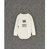 9-7オフホワイト/C | プリントヘムロンT キッズ 子供服 | NEXT WALL