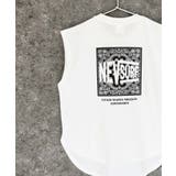 16-10オフホワイト×ブラック/C | NEVSURF オーバーサイズノースリーブTシャツ キッズ | NEXT WALL
