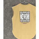 16-11ベージュ/C | NEVSURF オーバーサイズノースリーブTシャツ キッズ | NEXT WALL