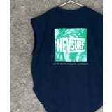 16-16ネイビー/D | NEVSURF オーバーサイズノースリーブTシャツ キッズ | NEXT WALL