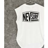 16-5オフホワイト/B | NEVSURF オーバーサイズノースリーブTシャツ キッズ | NEXT WALL