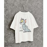 16-13オフホワイト/D | TOM&JERRY オーバーサイズTシャツ キッズ | NEXT WALL