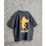16-4チャコール/A | TOM&JERRY オーバーサイズTシャツ キッズ | NEXT WALL