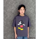 6-3チャコール | MICKEYMOUSE オーバーサイズTシャツ キッズ | NEXT WALL