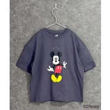 6-4チャコール | MICKEYMOUSE オーバーサイズTシャツ キッズ | NEXT WALL