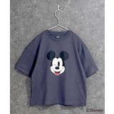 6-5チャコール | MICKEYMOUSE オーバーサイズTシャツ キッズ | NEXT WALL