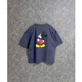 16-12チャコール/C | MICKEYMOUSE オーバーサイズTシャツ キッズ | NEXT WALL