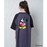 8-8チャコール×ブラック/B | MICKEY MOUSE オーバーサイズワンピース | NEXT WALL