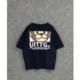 16-16ブラック/D | UITTG オーバーサイズTシャツ キッズ | NEXT WALL