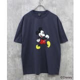 6-1チャコール | MICKEYMOUSE オーバーTシャツ メンズ | NEXT WALL