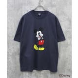 6-2チャコール | MICKEYMOUSE オーバーTシャツ メンズ | NEXT WALL