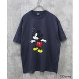6-3チャコール | MICKEYMOUSE オーバーTシャツ メンズ | NEXT WALL