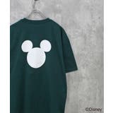 6-4D/グリーン | MICKEYMOUSE オーバーTシャツ メンズ | NEXT WALL