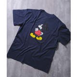 16-11ネイビー/C | MICKEY MOUSE オーバーサイズTシャツ | NEXT WALL