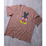 16-14モカ/D | MICKEY MOUSE オーバーサイズTシャツ | NEXT WALL