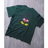 16-15D/グリーン/D | MICKEY MOUSE オーバーサイズTシャツ | NEXT WALL