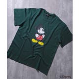 16-3D/グリーン/A | MICKEY MOUSE オーバーサイズTシャツ | NEXT WALL