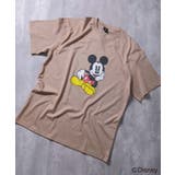16-6ベージュ/B | MICKEY MOUSE オーバーサイズTシャツ | NEXT WALL