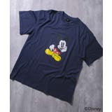 16-7ネイビー/B | MICKEY MOUSE オーバーサイズTシャツ | NEXT WALL