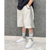 2-1オフホワイト | スプレープリント シャカシャカ ハーフパンツ | NEXT WALL