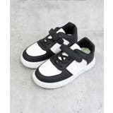 4-4ホワイト×ブラック | スニーカー キッズ 子供用 | NEXT WALL