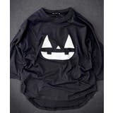 6-6ブラック×オフホワイト/B | ハロウィン BIGロンT キッズ | NEXT WALL