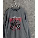 6-5チャコール/B | ピグメントプリントBIGロンT キッズ 子供服 | NEXT WALL