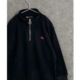 4-4ブラック | POLOCHAMPS BIGハーフジップトレーナー ポロチャンプス | NEXT WALL