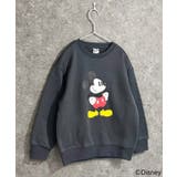 16-4チャコール/A | MICKEYMOUSE 裏起毛トレーナー キッズ | NEXT WALL