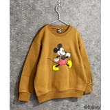 16-6キャメル/B | MICKEYMOUSE 裏起毛トレーナー キッズ | NEXT WALL