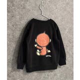 8-8ブラック/B | UITTG 裏起毛トレーナー キッズ | NEXT WALL