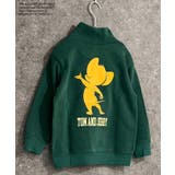 8-3D/グリーン/A | TOM&JERRY ハイネック裏起毛トレーナー トムジェリ | NEXT WALL