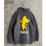 8-4チャコール/A | TOM&JERRY ハイネック裏起毛トレーナー トムジェリ | NEXT WALL