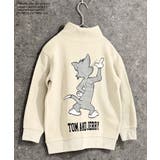 8-5G/ベージュ/B | TOM&JERRY ハイネック裏起毛トレーナー トムジェリ | NEXT WALL
