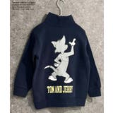 8-7ネイビー/B | TOM&JERRY ハイネック裏起毛トレーナー トムジェリ | NEXT WALL