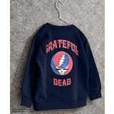 8-6ネイビー/B | GRATEFULDEAD 裏起毛トレーナー グレイトフルデッド | NEXT WALL