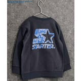 8-7チャコール/B | STARTER 裏起毛トレーナー キッズ | NEXT WALL