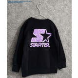 8-8ブラック/B | STARTER 裏起毛トレーナー キッズ | NEXT WALL