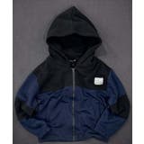 6-5ネイビー | 裏起毛 切替マウンテンパーカー キッズ | NEXT WALL