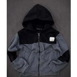 6-6チャコール | 裏起毛 切替マウンテンパーカー キッズ | NEXT WALL