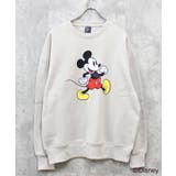 16-5G/ベージュ/B | MICKEY MOUSE ミッキーBIGトレーナー | NEXT WALL