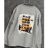 16-2杢グレー/A | プリントBIGロンT キッズ 子供服 | NEXT WALL