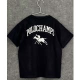 6-6ブラック/B | POLOCHAMPS プリント T | NEXT WALL