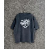 8-8ブラック/D | モノトーン ピグメント染め 半袖Tシャツ | NEXT WALL